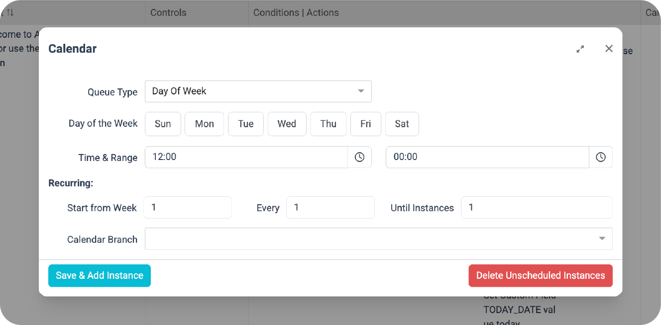 Scheduling